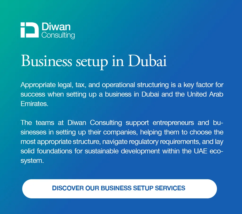 Company setup Dubai UAE United Arab Emirates Diwan Consulting
