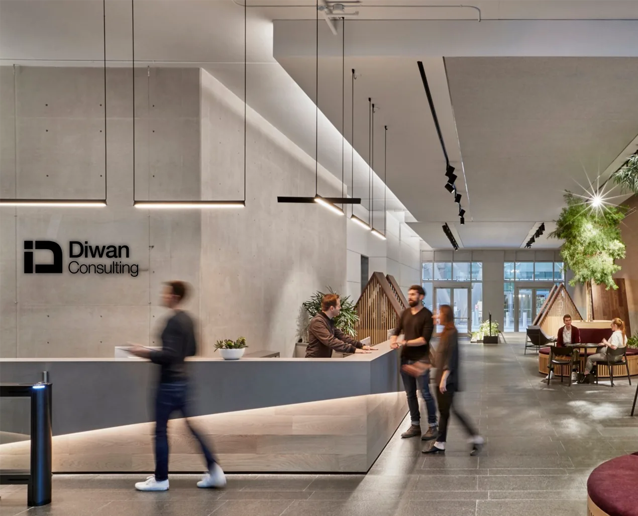 Diwan Consulting's offices, a modern and collaborative workspace