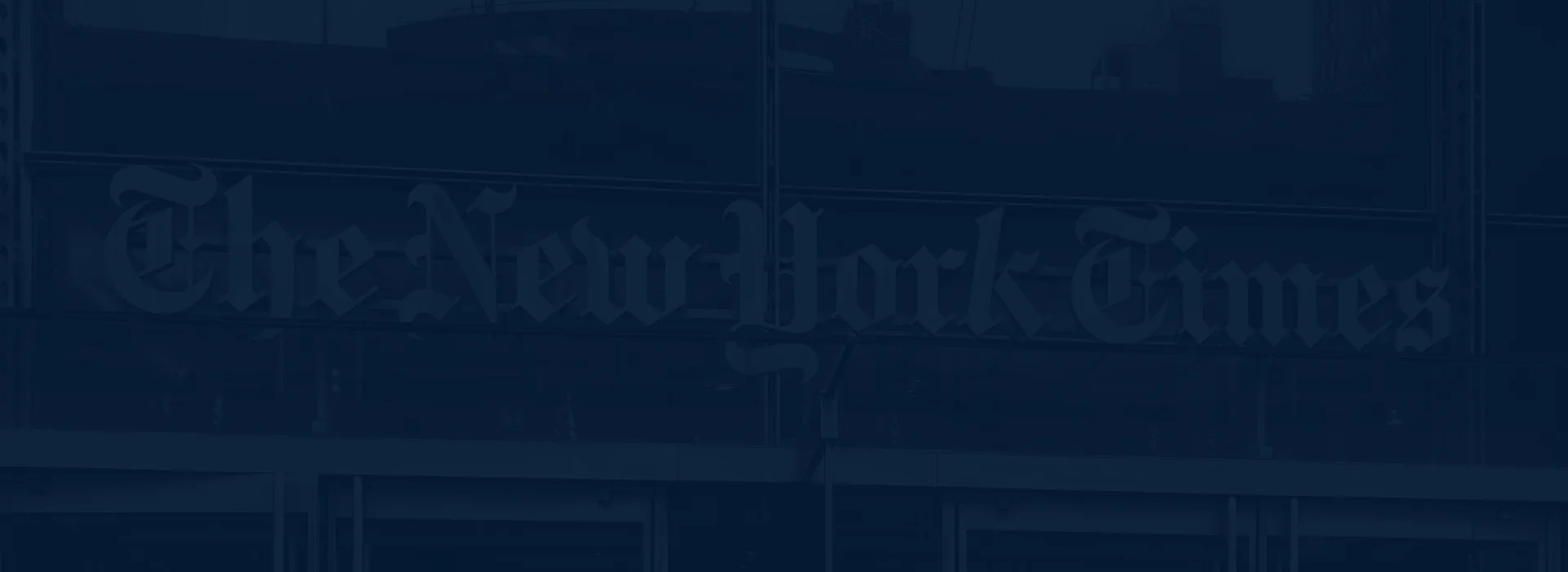 The New York Times building facade, symbolizing Diwan Consulting's press relations