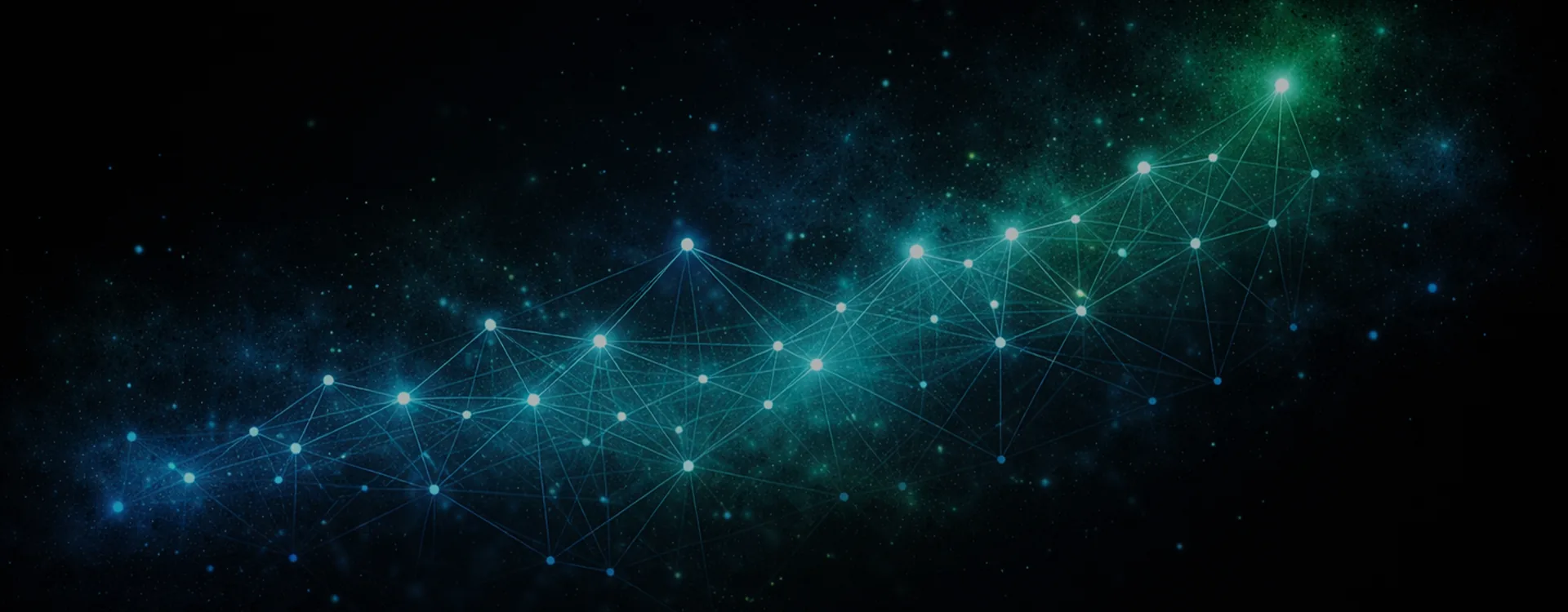 Network of connections symbolizing growth and data-driven strategy